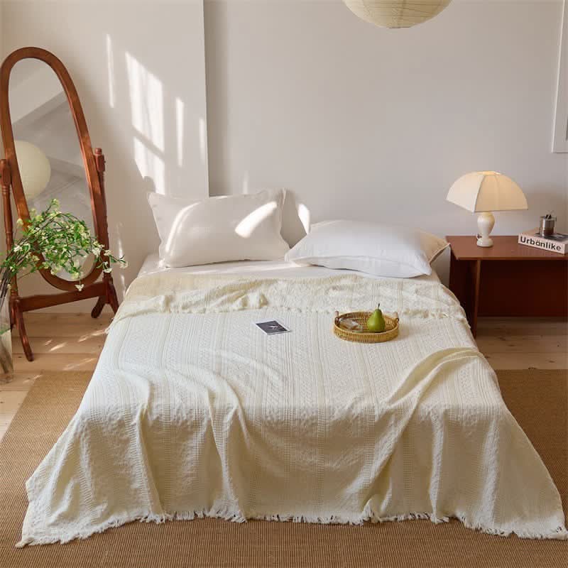 WEAVEBELLE – Waffle Blanket for Refined Home Comfort