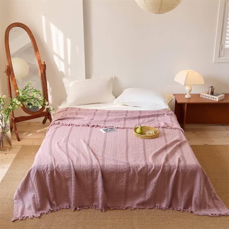 WEAVEBELLE – Waffle Blanket for Refined Home Comfort