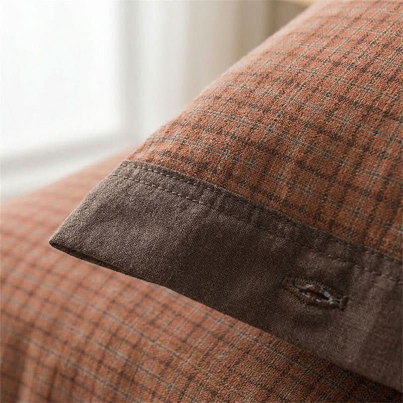 BUTTONPLAID – Mini Pillowcases with Refined Button Detail