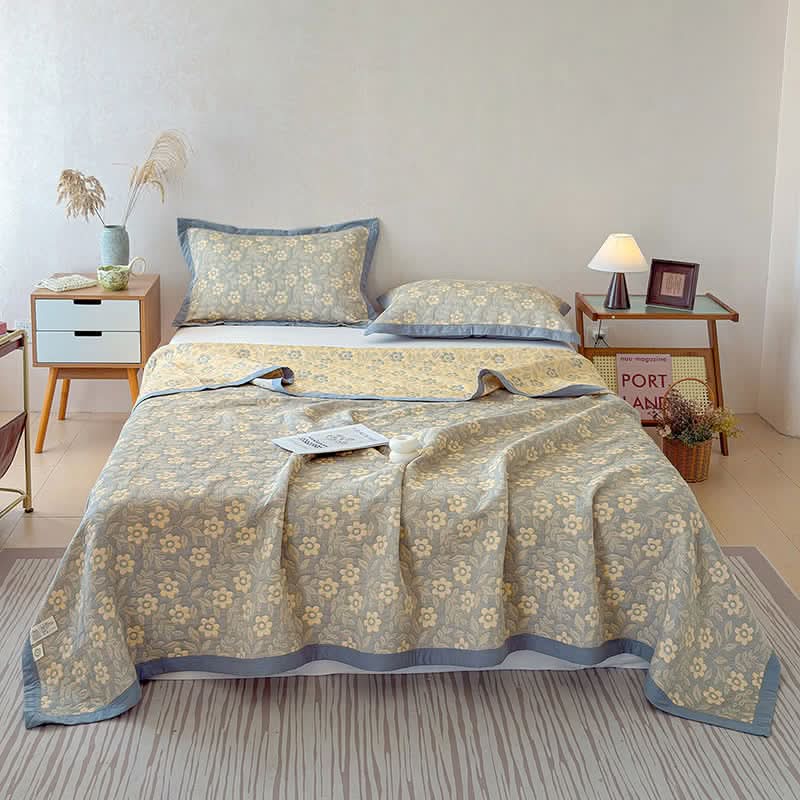 FLORAREST – Layered Blanket Quilt for Gentle Home Comfort