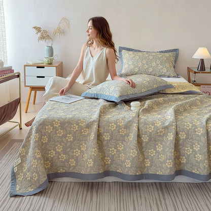 FLORAREST – Layered Blanket Quilt for Gentle Home Comfort