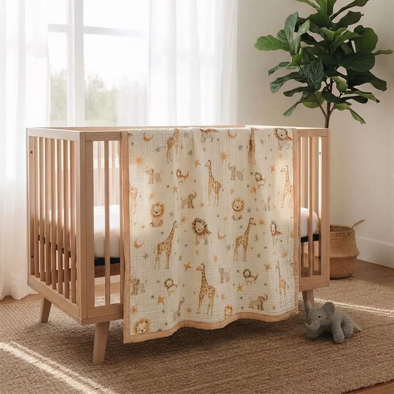 WILDNEST – Animal Kingdom Blanket for Cozy Comfort