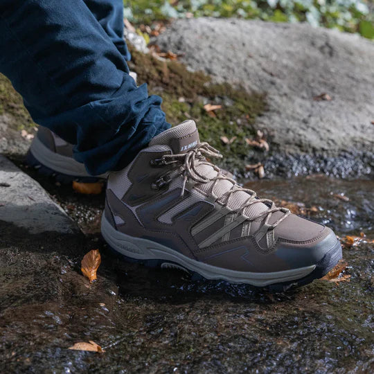 Cushioned High-Top Hiking Boots with Ankle Support for Men & Women – Waterproof Trail Shoes for Outdoor Adventures & Travel