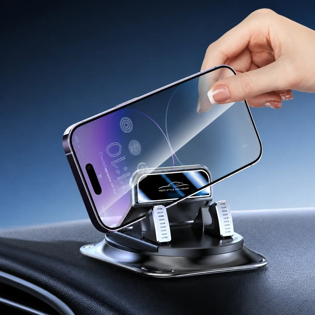 Dashboard GPS Mount for iPhone & Android with 360° Rotation & Hands-Free Viewing for Cars, Trucks & SUVs