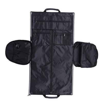 Convertible Garment Duffel Bag with Shoe Compartment for Business Travel, Weddings, Weekend Trips, Wrinkle-Free Suit Storage, Hanging Clothe