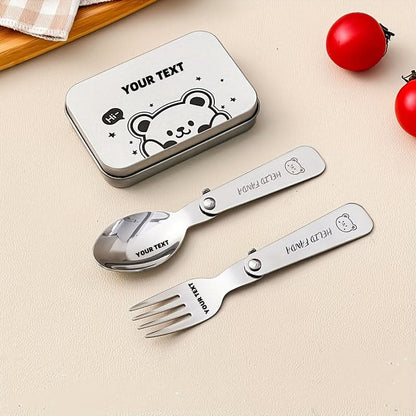 FOLDMATE – Portable Folding Fork Spoon Set