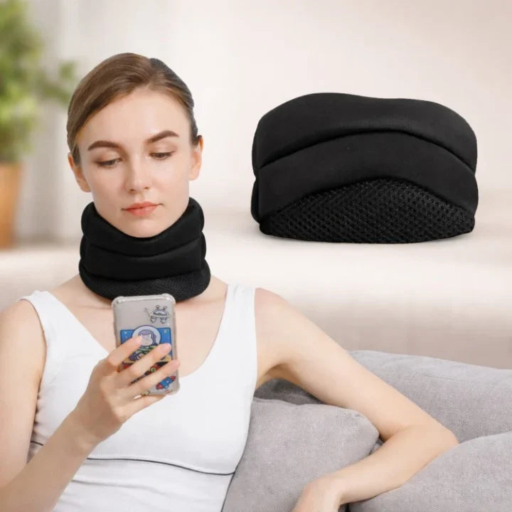 Oreiller ergonomique à mémoire de forme pour soutien cervical, réduit les ronflements