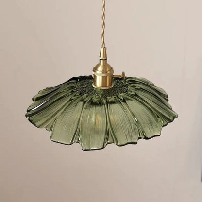 Fluted Glass Hanging Light 11-Inch Shade Burgundy Adjustable Drop Cord E27 Socket for Kitchen Island Dining Area Hallway Above Table Counter