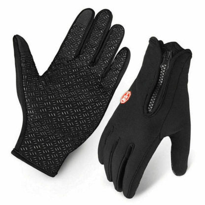 Insulated Winter Gloves Touchscreen Compatible Anti-Slip Palm Adjustable Cuff for Skiing Snowboarding Cycling Hiking Cold Weather Outdoor Sp