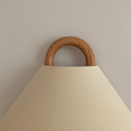 Sconce Light Fixture Wooden Frame Cloth Shade E12 Socket Flexible Install for Bedroom Living Room Hallway Apartment Home