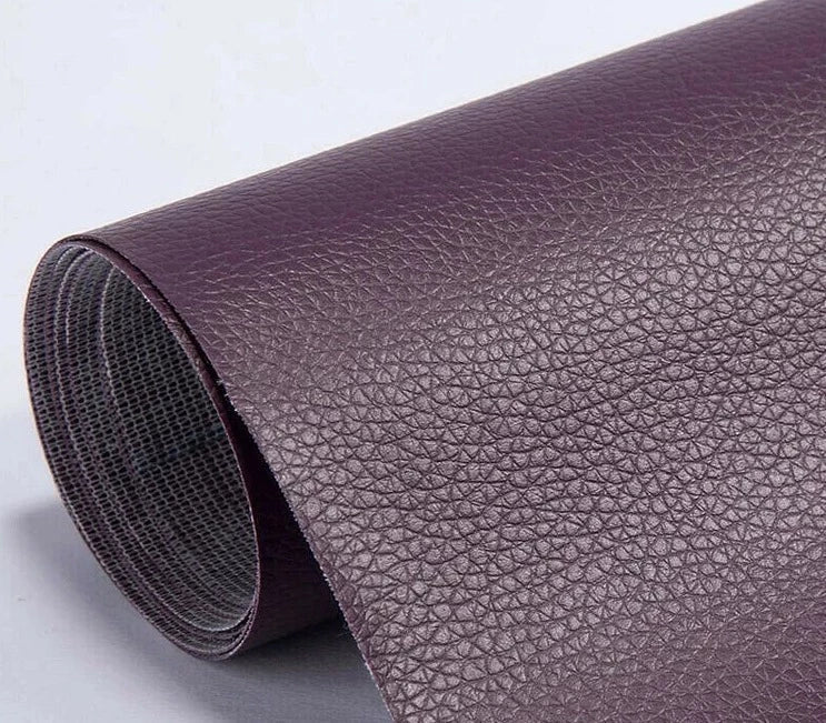 Peel-and-Stick Faux Leather Upholstery Repair Sheet – Cut to Size for Couches, Car Seats & Furniture – 8×55 in Restoration Patch