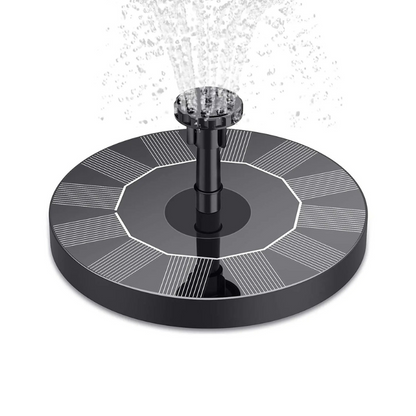 Solar Floating Fountain for Bird Baths, Ponds & Garden Water Features | Outdoor Water Pump for Backyard Decoration | 6 Spray Nozzles