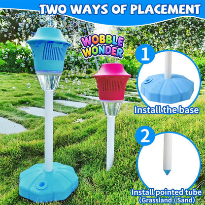 BubbleWobble™ - GlowBurst Bubble Fountain