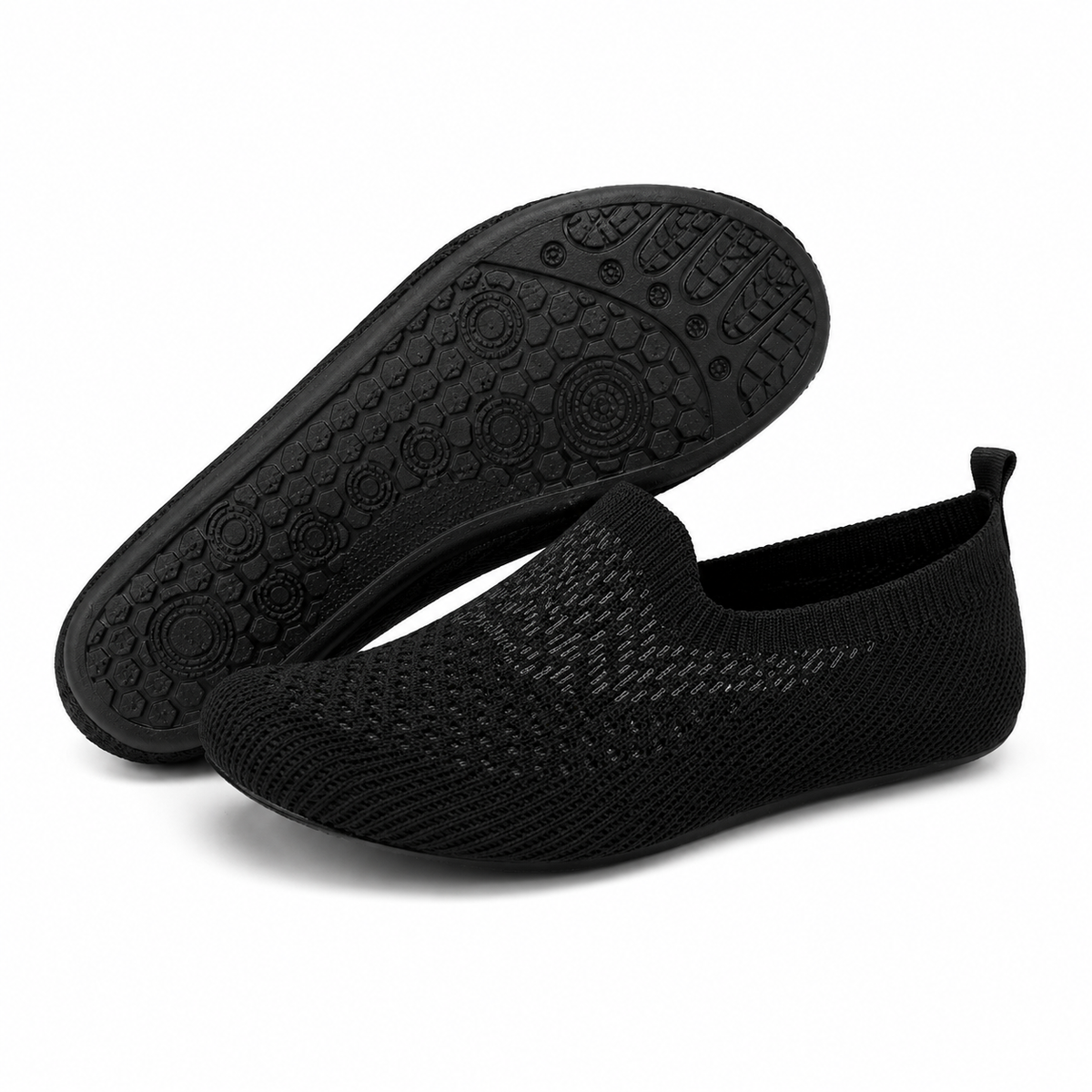 Lightweight Mesh Athletic Sneakers Men's Laceless Running Trainers Flexible Sole for Gym Jogging Daily Wear Travel
