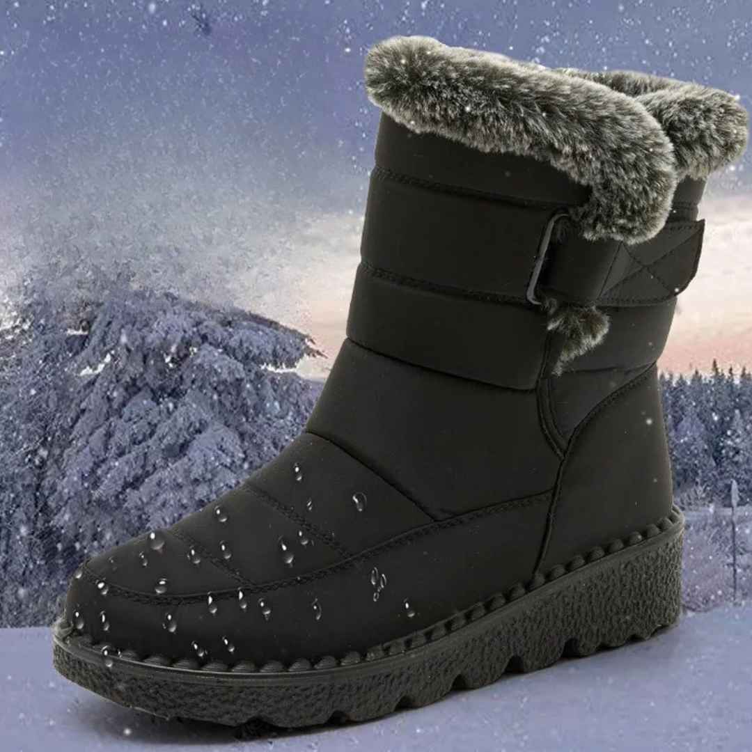 Women's Insulated Winter Boots Waterproof with Plush Lining & Anti-Slip Sole for Snow, Cold Weather, Daily Wear & Outdoor Activities
