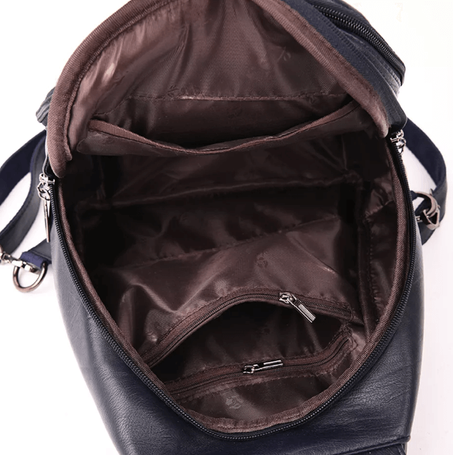 Women's Leather Backpack Purse | Convertible Shoulder Bag for Work & Travel | Handcrafted Premium Cowhide | Multi-Pocket Design