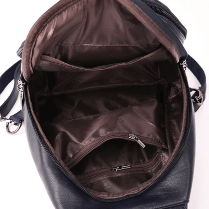 Women's Leather Backpack Purse | Convertible Shoulder Bag for Work & Travel | Handcrafted Premium Cowhide | Multi-Pocket Design