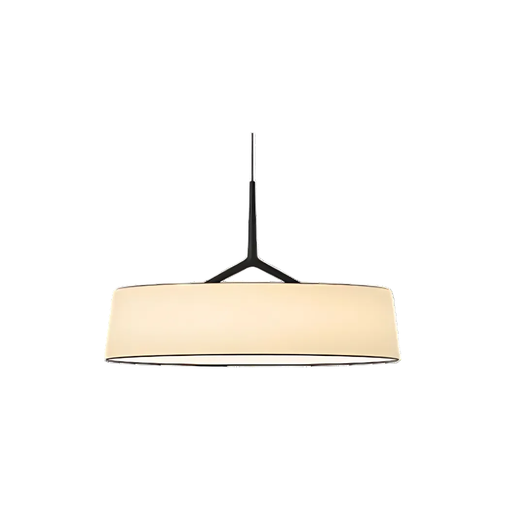 Suspension luminaire LED en métal de 46 cm de diamètre avec cordon ajustable pour comptoir de cuisine et coin repas