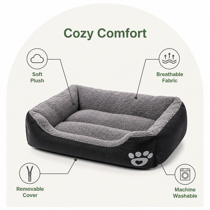 Ortekor Warm Plush & Washable Dog Bed