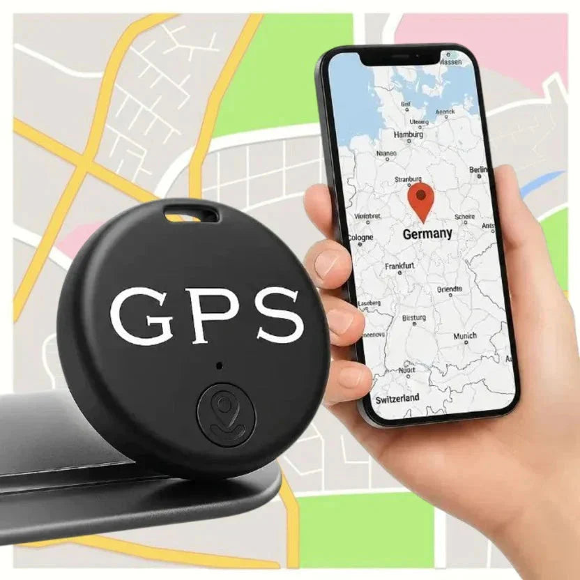 Bluetooth Item Locator Tag Set of 2 – Track Keys Wallet Bags with Phone App Finder Device 164 ft Range Compact Keychain Attachment for Every