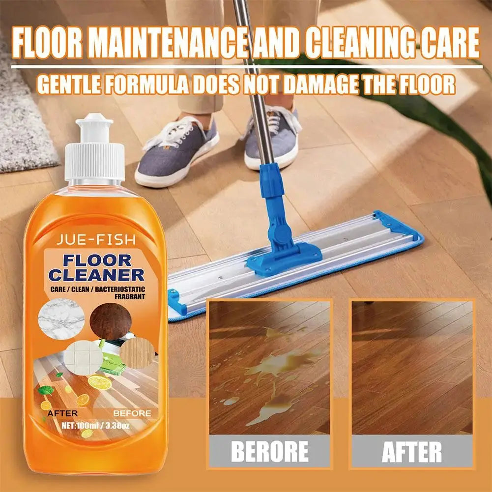 Citrus-Scented Multi-Surface Floor Cleaner Concentrate for Tile Hardwood Laminate Kitchen Bathroom 3.4 oz