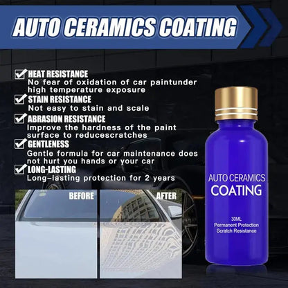 Ceramic Spray Sealant for Vehicle Paint Protection – Water-Repellent Coating for Cars & Trucks – Long-Lasting Shine & Scratch Defense Kit