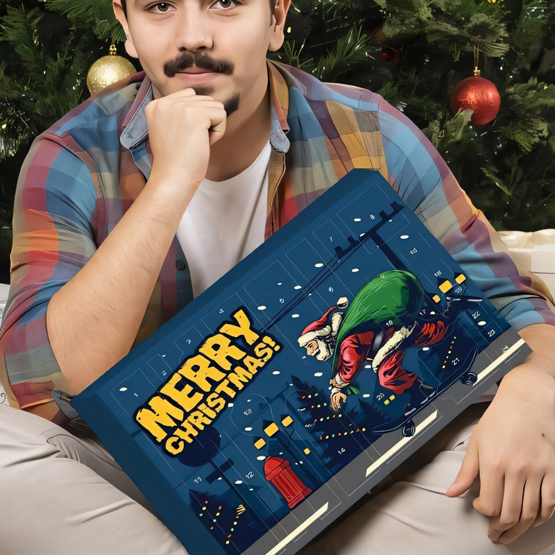 Outdoor Survival Gear Advent Calendar for Men – 24 Days of Adventure Tools for Camping Hiking Wilderness Exploration