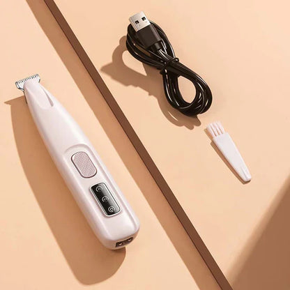 Cordless Pet Grooming Clippers for Dogs and Cats – Rechargeable Electric Trimmer for Paws, Face, Ears & Body – Quiet, Safe Blade Design for