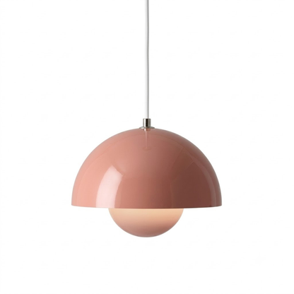 Hanging Planter Light Fixture with Built-In Pot for Indoor Plants & Modern Scandinavian Farmhouse Decor