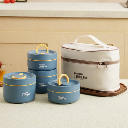 Insulated Stainless Steel Lunch Box with Leak-Proof Seal for Work, School & Travel | Keeps Food Hot for Hours | Double-Wall Food Container
