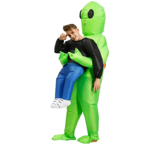 Ortekor Galactic Costume | Inflatable Alien Outfit with Leak-Proof Design | Fun for All Ages