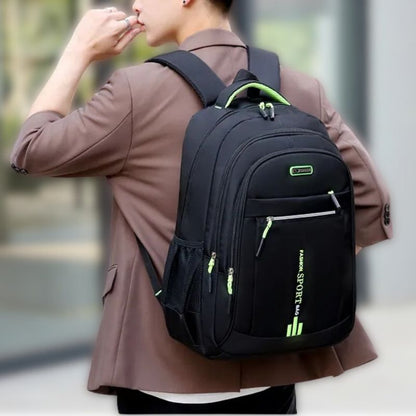 Water-Resistant Oxford Backpack for Urban Commuting and Laptop Use