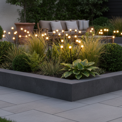 Lampes solaires élégantes pour jardin « lucioles » | Éclairage extérieur étanche de 120 lumens pour une ambiance éblouissante