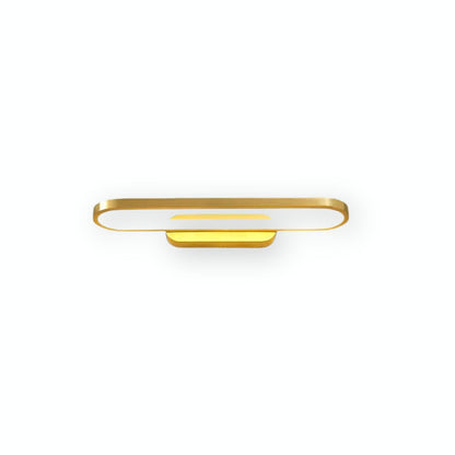 Applique de salle de bain LED 16 pouces finition laiton, température de couleur réglable pour miroir de salle de bain, salle d'eau, coiffeuse, comptoir de maquillage, accessoire moderne