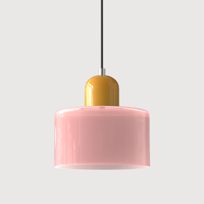 Linear LED Pendant Light White Glass Modern Hanging Fixture for Dining Room Kitchen Island Contemporary Halo Design Adjustable Cable