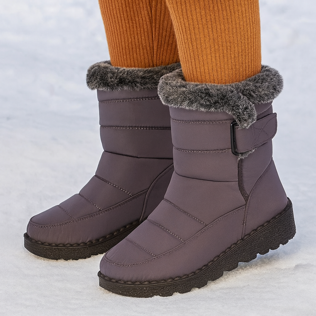 Women's Insulated Winter Boots Waterproof with Plush Lining & Anti-Slip Sole for Snow, Cold Weather, Daily Wear & Outdoor Activities