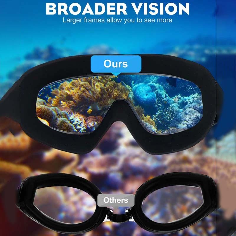AquaVision | Lunettes de natation avec technologie antibuée | Confortables pour une vision sous-marine claire