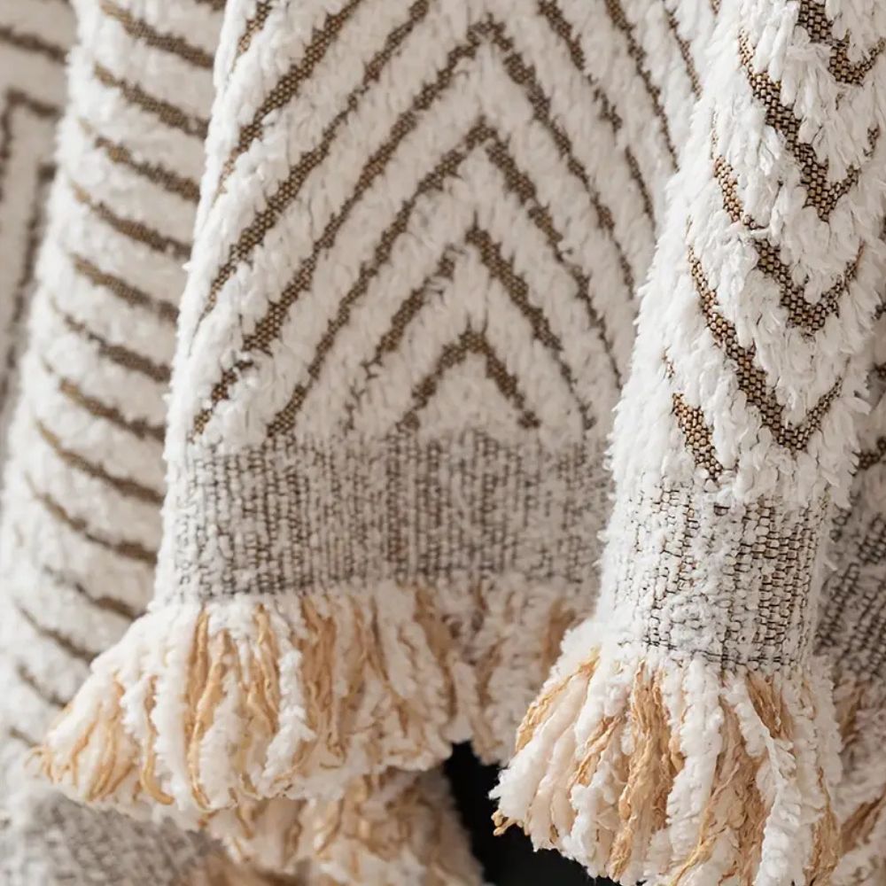 Herringbone Throw Blanket for Couch – Water-Resistant Microfiber Sofa Cover, Machine Washable, Non-Slip Furniture Protector for Living
