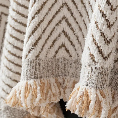 Herringbone Throw Blanket for Couch – Water-Resistant Microfiber Sofa Cover, Machine Washable, Non-Slip Furniture Protector for Living