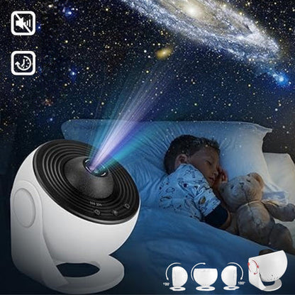 Celestial Oasis | Galaxy Projector Night Light with 360° Rotation | Transform Any Space into a Cosmic Experience