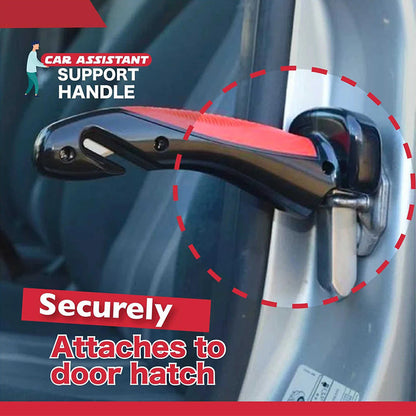 Vehicle Safety Tool with Window Breaker Seatbelt Cutter LED Light Grip Handle for Emergency Escape Car Rescue Kit Seniors Elderly