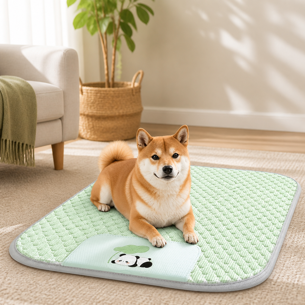 Ortekor Ice Bead Cooling & Easy-Clean Polyester Dog Mat