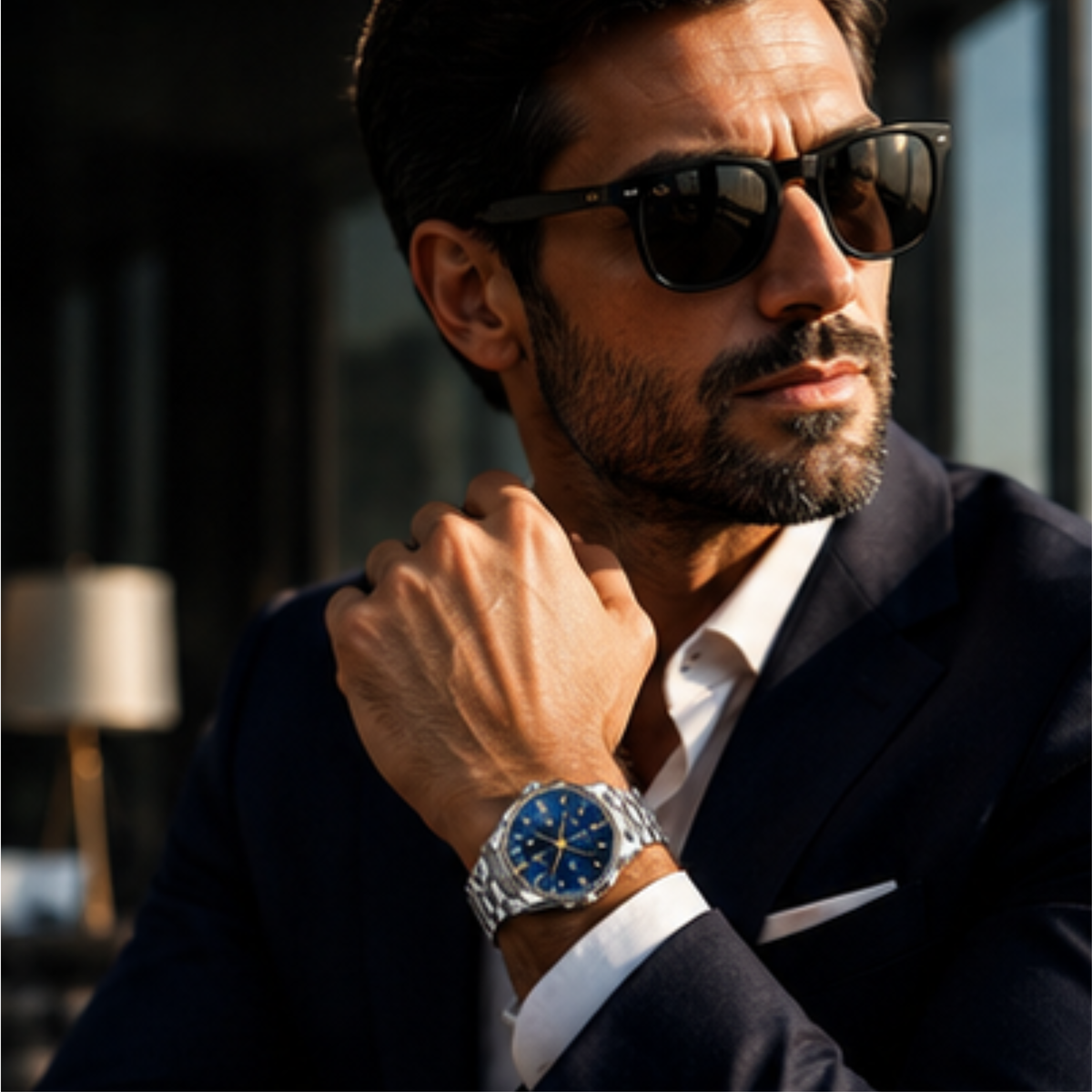 Montre à quartz pour homme résistante aux rayures – Titane étanche pour le sport et l'usage quotidien