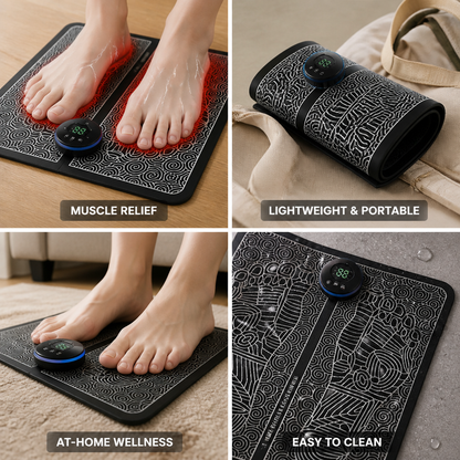 Cable-Free Lightweight EMS Foot Massager Pad
