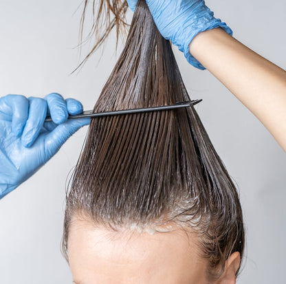 Hair Color Shampoo – Ammonia-Free Gray Coverage in 10 Minutes – Enriched with Fo-ti, Ginseng & Mushroom Extract for Healthy Shine