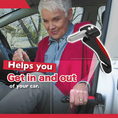 Vehicle Safety Tool with Window Breaker Seatbelt Cutter LED Light Grip Handle for Emergency Escape Car Rescue Kit Seniors Elderly