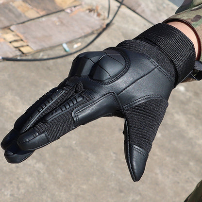 Reinforced Outdoor Work Gloves with Touchscreen Fingertips – Breathable Synthetic Leather Palm for Hunting, Cycling, Climbing & Yard Work