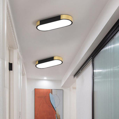26-Inch Round LED Ceiling Light with 3 Color Modes, Modern Low-Profile Fixture for Bedroom Living Room Hallway Office Kitchen Bathroom, Iron