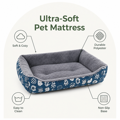 Ortekor Ultra-Soft & Easy-Clean Polyester Pet Mattress