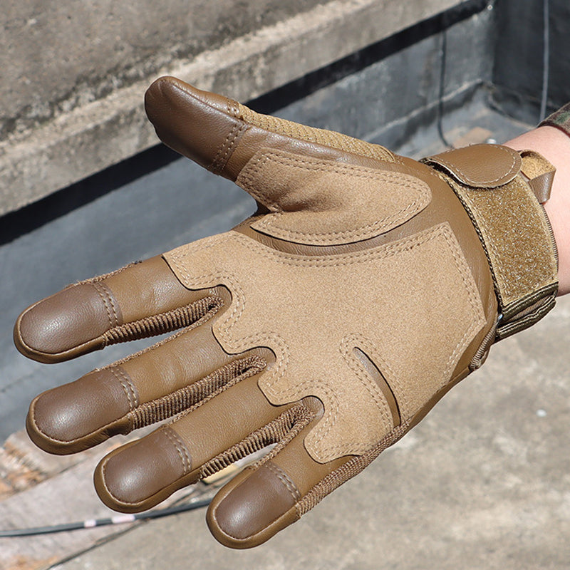 Reinforced Outdoor Work Gloves with Touchscreen Fingertips – Breathable Synthetic Leather Palm for Hunting, Cycling, Climbing & Yard Work